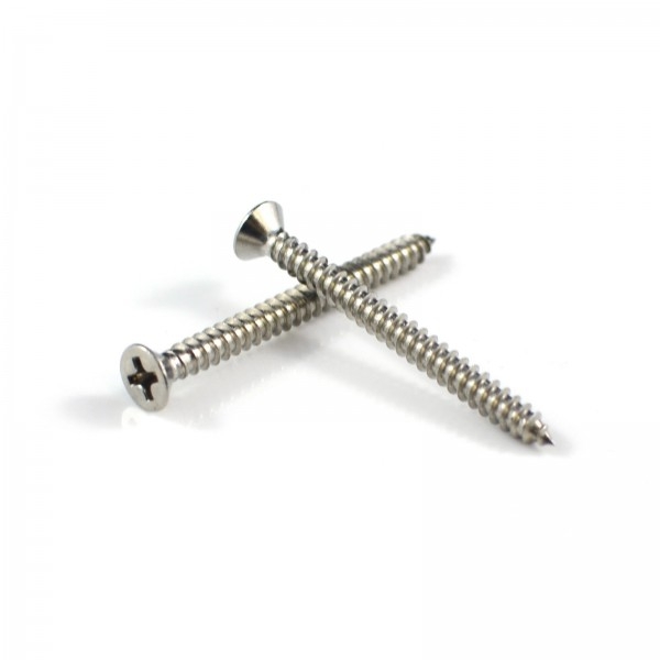 Self Tapping Screw 8G x 1 1/4" (32mm) Countersunk Phillips Drive 304 Stainless Steel - 200qty
