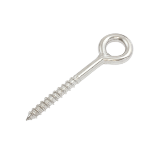 Screw Eye Welded M8 x 130mm Stainless Steel 316