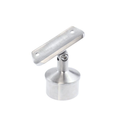 Adjustable Saddle to suit Round Handrail Satin Finish 316 Grade Stainless Steel