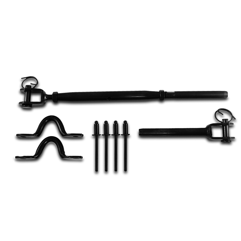 Wire Balustrade Kit #BP3 – BlackLine PVD Jaw/Swage System (Timber & Metal)