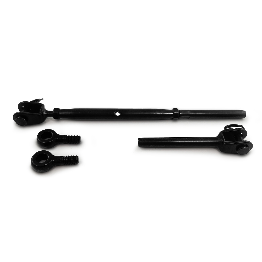 BlackLine Jaw/Swage Bottlescrew Stainless Wire Balustrade Kit #B7