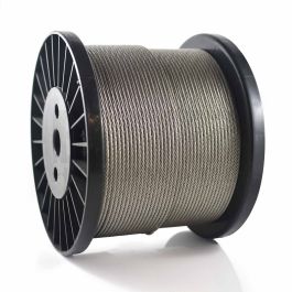 Stainless Wire Rope 1x19 3.2mm Marine Grade AISI 316 - Various Reel Sizes