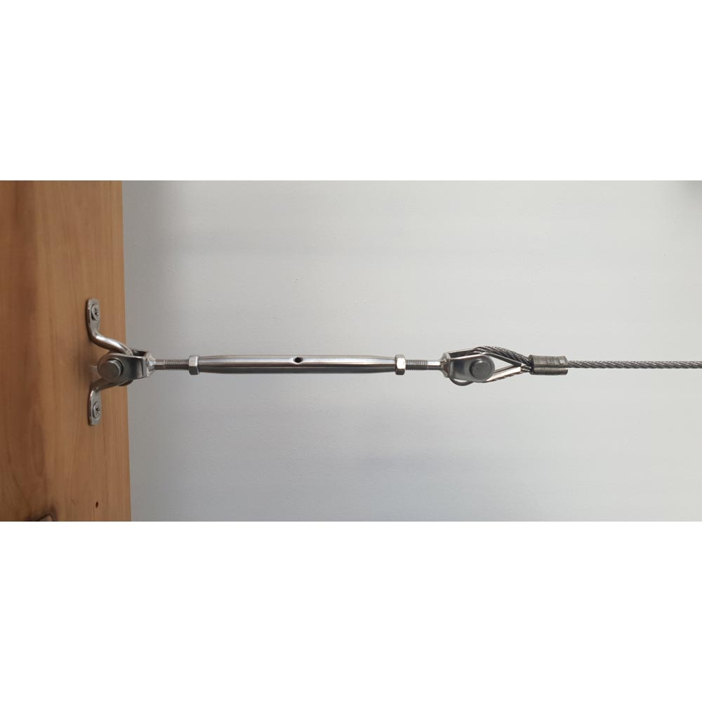 Jaw/Jaw Bottlescrew Stainless Wire Balustrade Kit #31