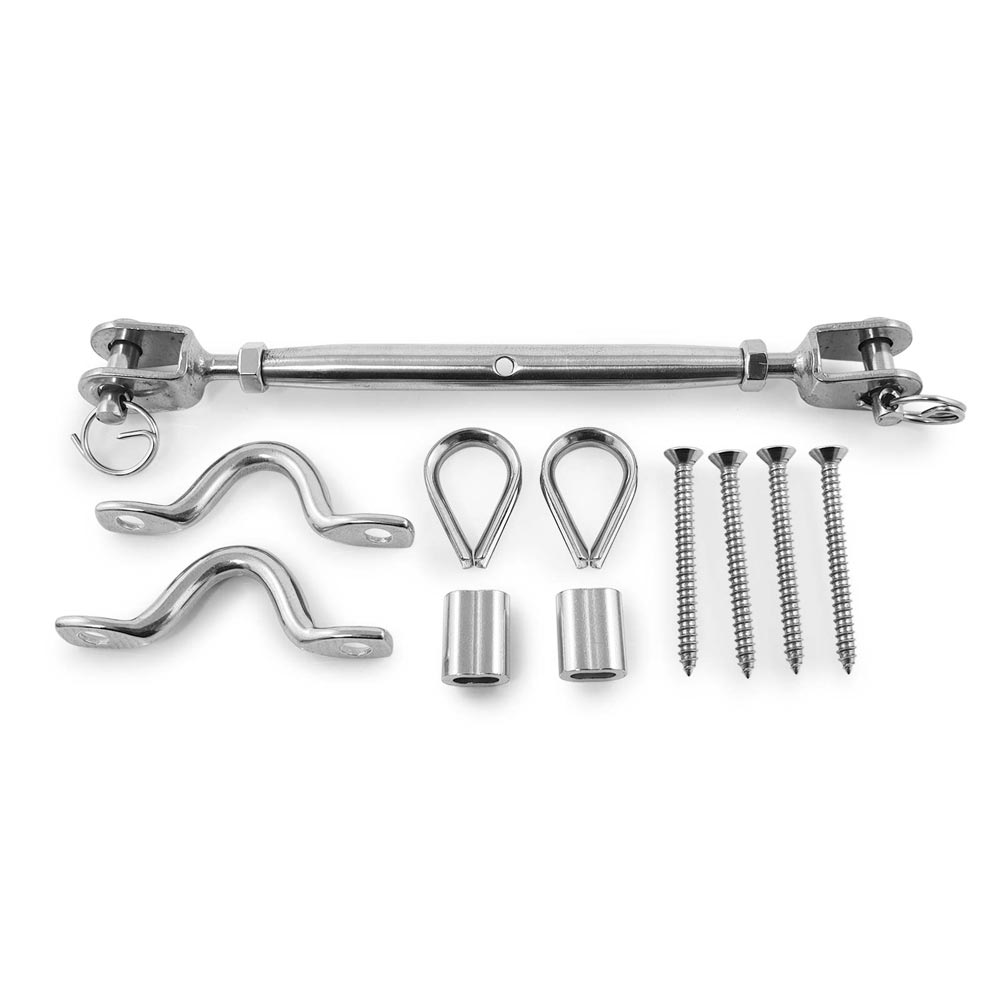 Jaw/Jaw Bottlescrew Stainless Wire Balustrade Kit #31