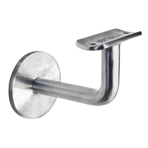 Handrail Bracket for Round Handrail Satin Finish (Hidden Fastening)