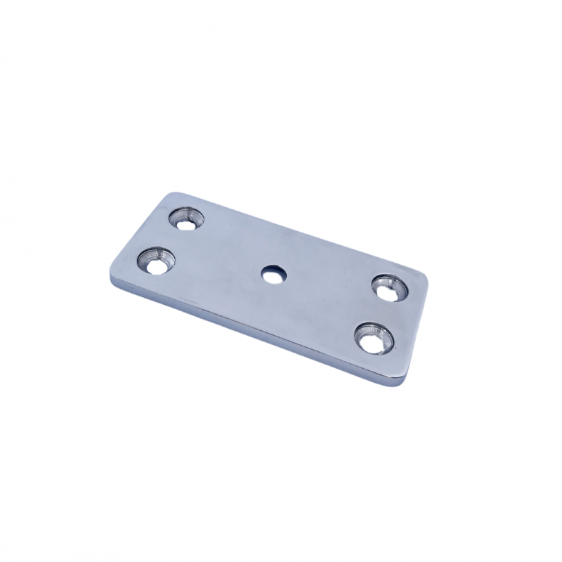 Stainless Standard Round Angled End Post 2