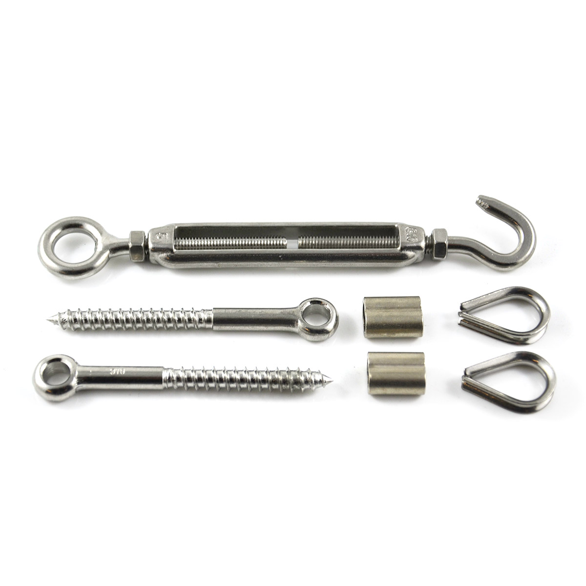 Stainless Steel Wire Rope Balustrade Kit - Eye/Hook Turnbuckle Kit #3