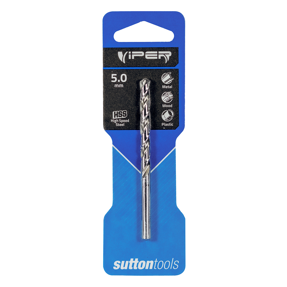 Sutton Drill Bit Viper Metric HSS 5.0mm - 1qty